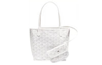 GOYARD Anjou Calfskin Totes Handbags Mini Women's White
