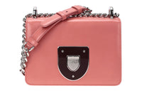 DIOR Cow Leather Shoulder Bag Crossbody Bag Women's Rose Red