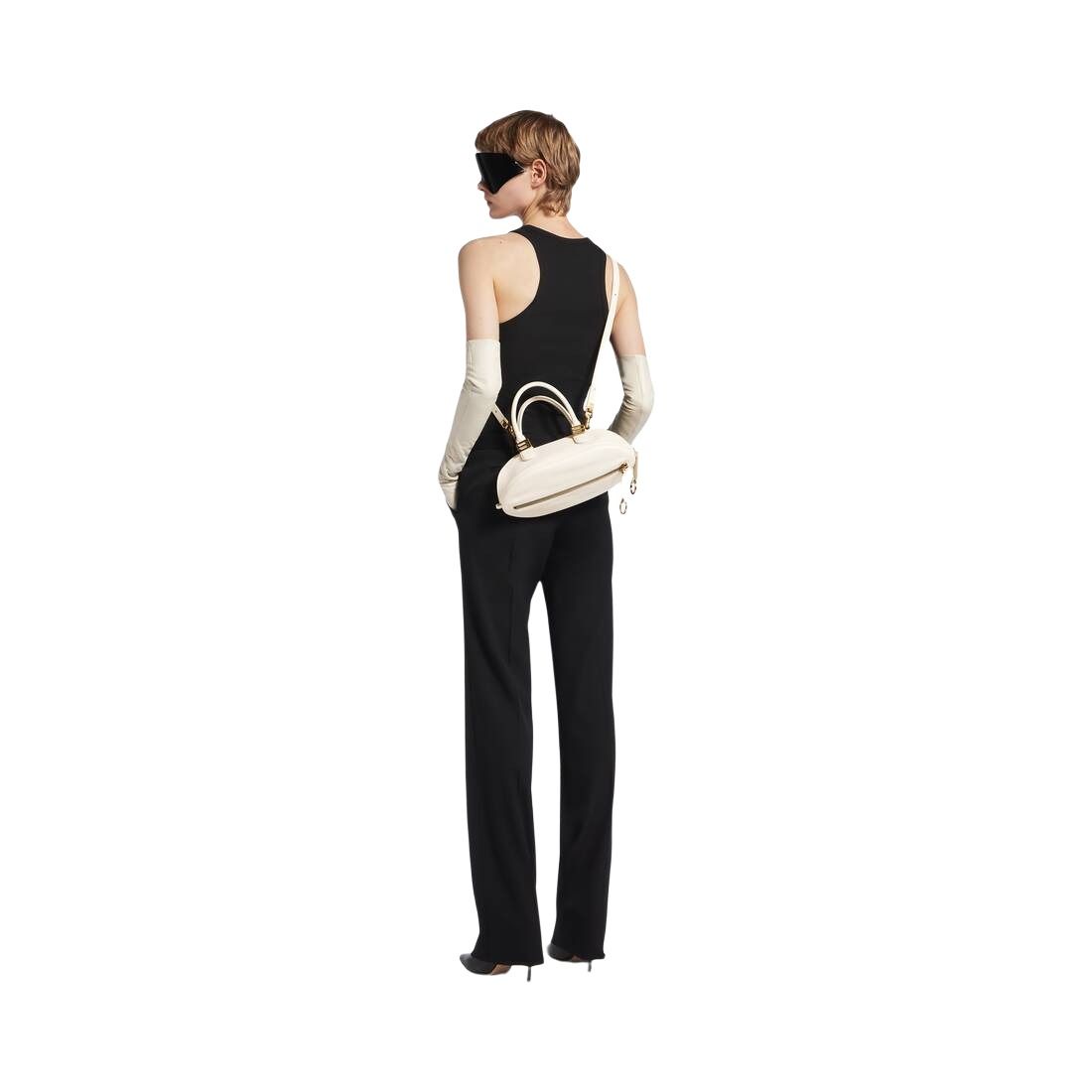 (WMNS) Balenciaga Bolero Bowling Bag Mini 'Cream' 8685852ACJS9404