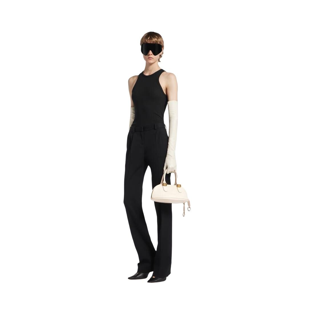 (WMNS) Balenciaga Bolero Bowling Bag Mini 'Cream' 8685852ACJS9404