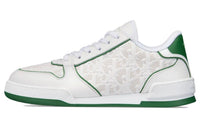 DIOR One White Sneakers Low Top Stylish Skateboarding Shoes Women's White Green