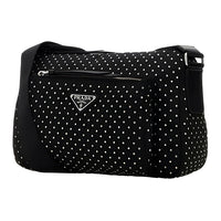 PRADA Recycled Nylon Shoulder Bag Women's Black