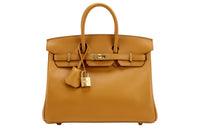 HERMES Birkin Epsom Leather Birkin Bag Handbags Women's 2S Sesame Sesame-Colored