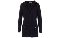 SAINT LAURENT Long-Sleeved Dresses Women's Blue