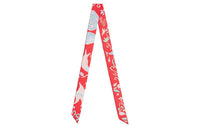 HERMES Silk Scarves Women's Red