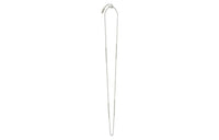 SAINT LAURENT Brass Oxidized Silver Necklaces Men's Silver