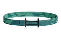 HERMES Belt Men's Blue/Green Width: 3.2cm