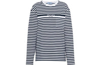 PRADA T-Shirts Women's Blue With White Lettering