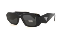 PRADA Irregular Shape Sunglasses Women's Black