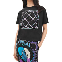 HERMES Drop Shoulder Sleeve T-Shirt Women's