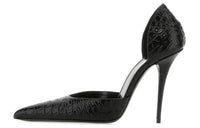SAINT LAURENT Kayla 110 Slim Heel High Heels 11cm Women's Black