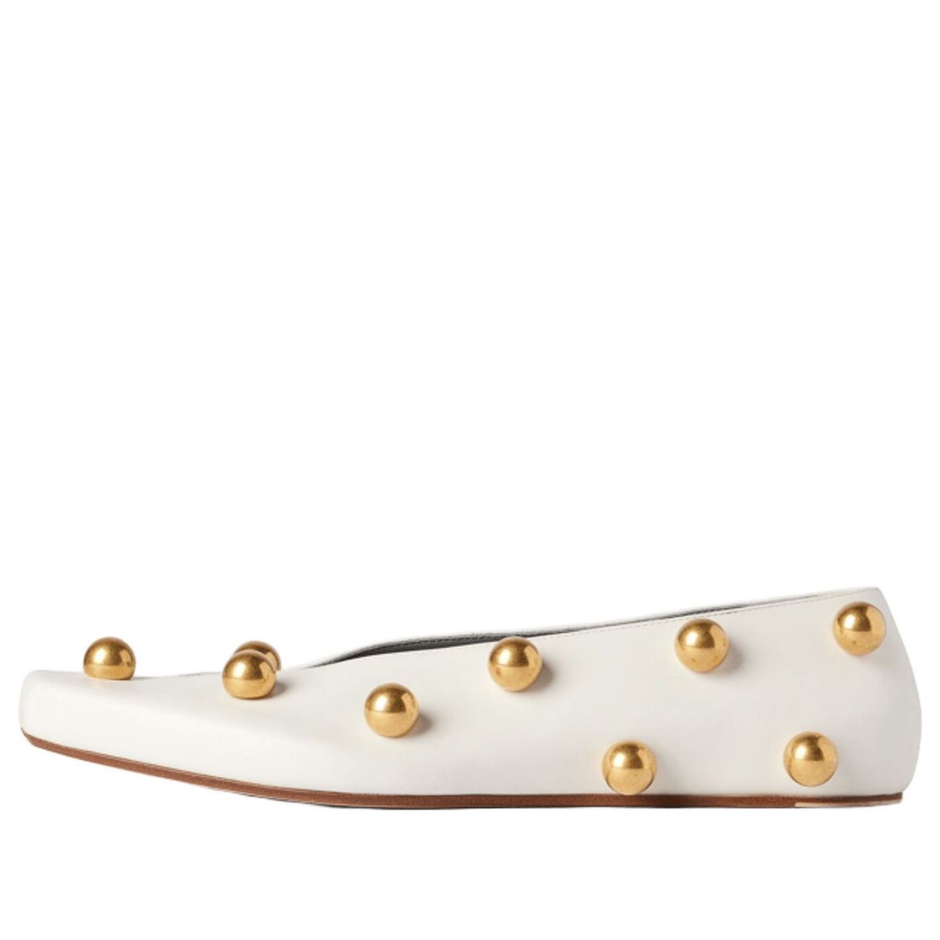 (WMNS) Balenciaga Duchesse Ballerina Flat 'White" 870443WCEX29071