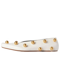(WMNS) Balenciaga Duchesse Ballerina Flat 'White" 870443WCEX29071