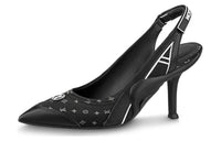 LOUIS VUITTON Slim Heel High Heels 9cm Women's Black