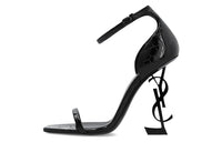 SAINT LAURENT Opyum 110mm Crocodile-embossed Sandals