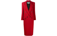 SAINT LAURENT Velvet Jackets Women's Red
