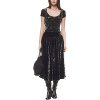 CHANEL FW24 Casual Long Skirts Women's Black