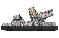 DIOR DiorAct Beach Sandals Women's Marine Blue