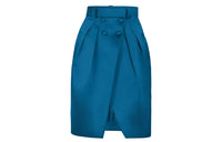LOUIS VUITTON Casual Long Skirt Women's Blue