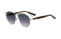 DIOR Metal Aviator Sunglasses Women's Silver