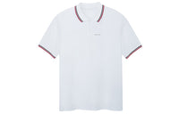 PRADA Men's Logo Patch Polo Shirt White