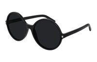 SAINT LAURENT Acetate Round Sunglasses Women's Black