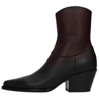DIOR Ankle Boots Women's Burgundy