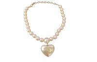 CHANEL Necklaces Women's White