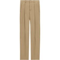 SAINT LAURENT High Waist Straight Leg Trousers