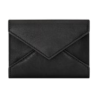 SAINT LAURENT Leather Wallet Women's Black