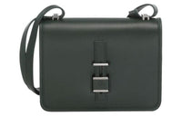Loro Piana Leather Shoulder Bag Crossbody Bag Women's Forest Green