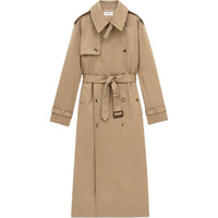 SAINT LAURENT Cotton Trench Coat