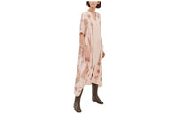 HERMES Short-Sleeved Dresses Women's Light Pink