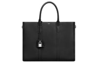 CELINE Cabas Soft Cow Leather Shoulder Bag, Crossbody Bag, Handbag Medium Size Men's Black