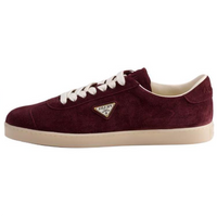 PRADA Lane Low Top Skateboard Shoes Men's Burgundy