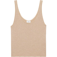SAINT LAURENT Sleeveless Knitted Tank Top
