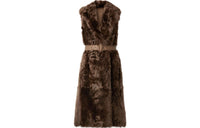Loro Piana Leather Jackets Women's Dark Brown