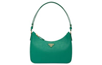 PRADA Hobo Saffiano Leather Shoulder Bag Handbag Shoulder Bag Women's Mango