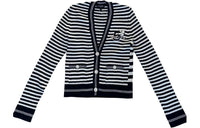 CHANEL 23 Spring And Summer Knitwear Women's Black White