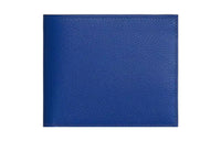 HERMES MC2 Evercolor Calfskin Wallet Men's O8 Royal Blue/Royal Blue