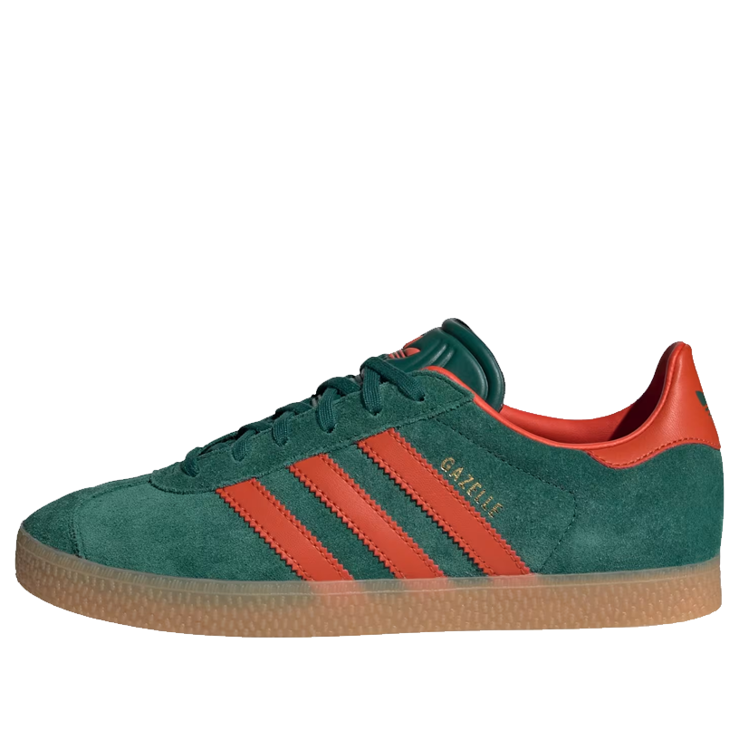 (GS) adidas Gazelle 'Collegiate Green Preloved Red' IE8604