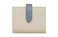 CELINE Calfskin Wallet Small Size Women's Ecru