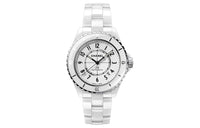 CHANEL J12 Wrist Watch Automatic Mechanical Movement Ceramic Strap White Dial Men's Watches