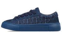 DIOR B33 Platform Shoes Low Top Skateboard Shoes Men's Blue