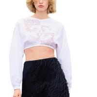 CHANEL SS25 Crop Tops Women's White