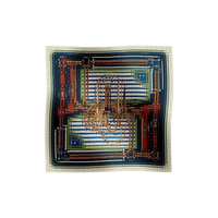 HERMES Silk Scarves Women's Multicolor