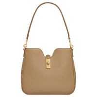 CELINE Smooth Calf Leather Crossbody Bag, Shoulder Bag Small Size Women's Smoke Brown
