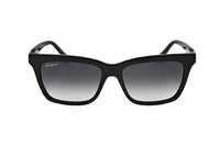 SALVATORE FERRAGAMO SF1027S 214 Sunglasses Black Frame Grey Gradient