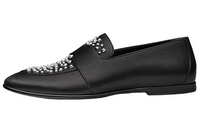 HERMES Ancora Loafers Women's Black
