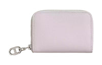 HERMES Evercolor Calfskin Card Holder Women's Light Purple